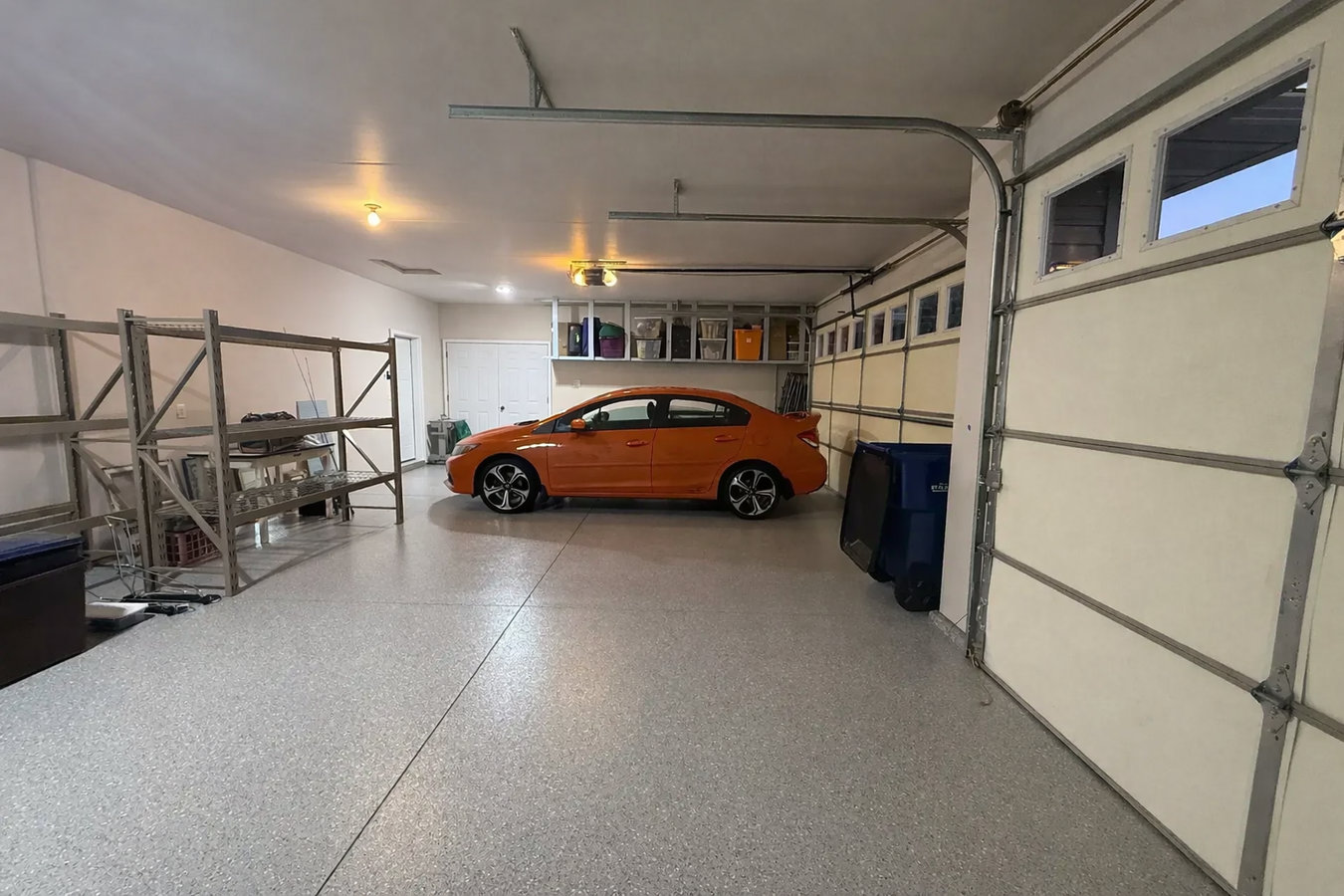 Garage floor concrete