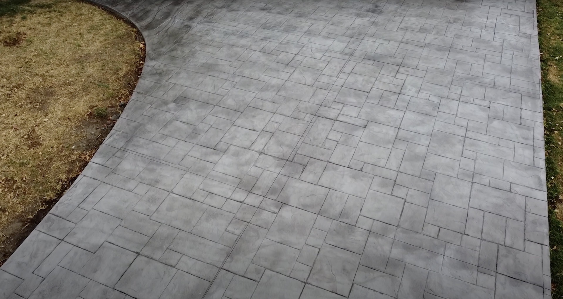 Stamped and decorative concrete patio work in Taunton, MA Beautiful decorative concrete patio installation by Taunton Concrete