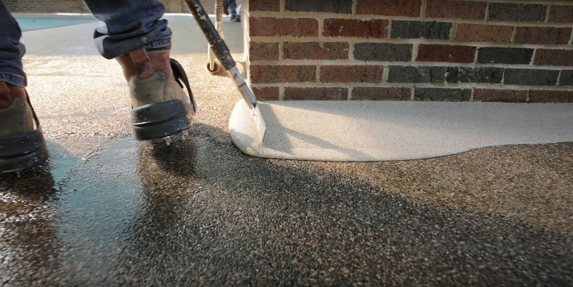 Expert concrete surface preparation and finishing in Taunton, MA Concrete surface preparation and finishing by Taunton Concrete professionals